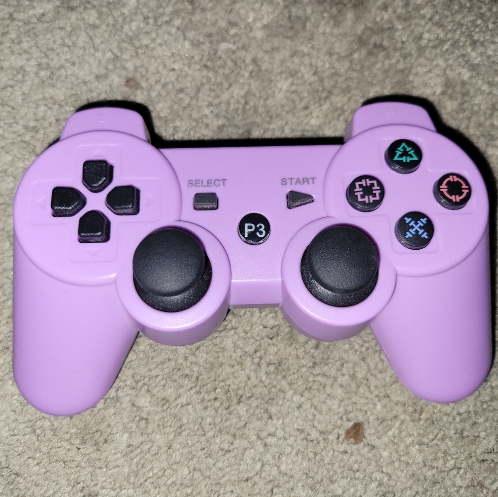 Purple PS3 Wireless Game Controller
